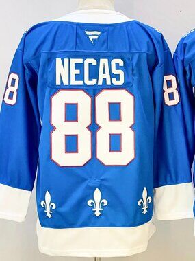 Martin Necas Blue Alternate Jersey